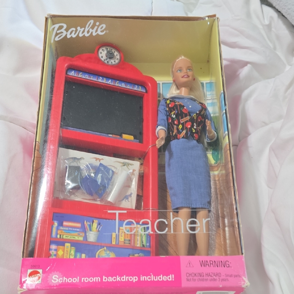 Barbie Teacher Doll with Red Chalkboard